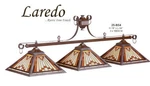 Ram Pool Table Lights Billiards Lighting 25-B54 Three 3 Globes Stained Glass. Fixed Price $847.00.