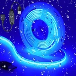 Kxzm Dc 5V Usb Cob Blue Led Strip Light Dimmable IP65 Waterproof. Fixed Price $19.98.