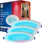 Ge Reveal Smart Led Downlight 3-PACK, Wifi Color Changing, Alexa/google Home. Fixed Price $184.99.
