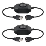 Onite 2-PACK Usb Dimmer Switch, For 5V Led Strip Lights Brightness Adjustable.... Fixed Price $17.21.