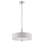 Designers Fountain 84531 Chrome Cordova 3-LIGHT Down Pendant. Fixed Price $109.97.