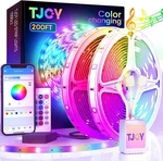 Tjoy Bluetooth Led Strip Lights, Long Lighting Ft, Multicolor. Fixed Price $32.52.