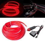 Maxlax El Wire Car Interior Led Kit Flexible Neon-style Red. Fixed Price $19.22.