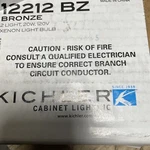 Kichler 12212BZ 2-LIGHT 13" Under Cabinet 120V Xenon. Fixed Price $55.00.
