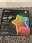 Ge Cync Dynamic Effects 10FT Decorative Neon Shape Smart Light Rope String. Fixed Price $20.00.