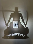 Roronoa Zoro Shadow Wall Lamp - One Piece Wanted Series Silhouette Night Light. Fixed Price $35.99.