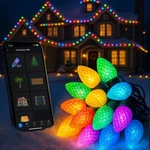 C9 Christmas Lights OUTDOOR,100FT 150 Leds,app Remote Controlled Rgb Smar.... Fixed Price $153.98.