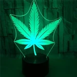 420 Leaf 3D Led Table Lamp Night Light Optical Visual Illusion Home Decor Lig.... Fixed Price $23.60.