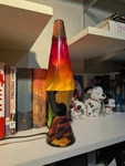 Schylling 2149 14.5" Colormax Lava Lamp Volcano Tri Globe Tested. Fixed Price $29.99.