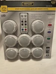 New Defiant 8-PACK Color Changing Lights With Remote Control. Fixed Price $29.80.