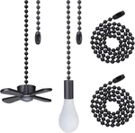 Smotecq Lengthened 24 Inch Ceiling Fan Pull Chain Extender With Decorative Frost. Fixed Price $10.41.