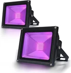 20W Pcs Led Halloween Light,blacklight Flood With PLUG,IP65 Waterp. Fixed Price $71.99.
