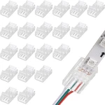 20 Pcs 3 Pin 10MM Solderless Led Strip Connectors Clear Track Lighting. Fixed Price $18.85.