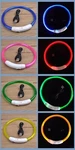 Glow Rechargeable Hard Tube Collar W/charger Cable Dog Pet Coz Play Light Up. Fixed Price $15.29.