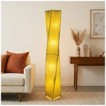Eangee Twist 72" High Green Cocoa Leaves Giant Tower Floor Lamp. Fixed Price $578.00.