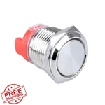 Dmwd 16MM Latching Push Button Switch Silver 20A 12V-110V. Fixed Price $20.00.