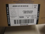 6--LITHONIA 4BEMW E-series 4-INCH Dimmable Matte White Baffle 3500K Led 90CRI. Fixed Price $39.99.