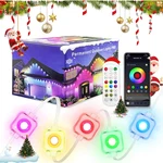 50FT Rgb-ic Smart Outdoor Lights Waterproof, Music Sync For Year-round Decor. Fixed Price $83.99.