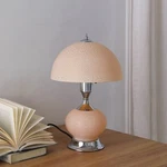 15.75"H- Erte Blush Pink Art Deco Glass Table Lamp Ore International HBL2375. Fixed Price $69.95.