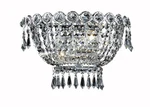 World Crystal Empire 2 Light Chandelier Wall Chrome. Fixed Price $160.00.