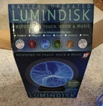 Pre-owned Vintage 6" Lumin Disk Rainbow Plasma Light By Can You Imagine. Fixed Price $75.00.