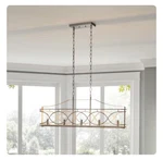 Kichler Adelgade 5 -light Distressed Antique White Coastal Linear Large. Fixed Price $274.89.