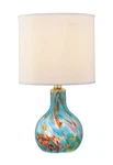 Lite Source LS-20073AQUA Pepita Table Lamp Multi-color. Fixed Price $125.00.
