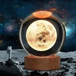Large Crystal 3D Moon Lamp Balkwan, 16 Color Changing Night Ligh.... Fixed Price $24.49.