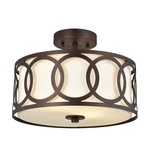 Chloe Lighting Bronx Transitional 2 Oil Rubbed Bronze Semi-flush.... Fixed Price $66.61.
