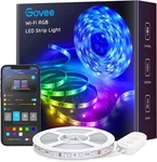 Govee Rgb Led Strip Lights 16.4FT Smart H6159. Fixed Price $17.45.