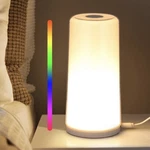 Albrillo Touch Sensor Bedside Lamp With Dimmable Warm White / Rgb Color WL35. Fixed Price $35.00.
