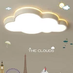 Creative White Cloud Led Ceiling Lamp Kids Bedroom Kindergarten Pendant Light. Fixed Price $89.90.