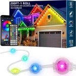 200FT Waterproof Led Outdoor Lights With App/remote Control For All Occasions. Fixed Price $109.99.