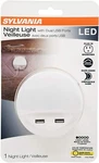 (5 Pack) Sylvania Led Night Light With Dual Usb Ports, Automatic Dusk Dawn. Fixed Price $24.77.