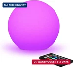 Mr.go 6-INCH Rgb Color-changing Led Globe Orb Light W/remote, Mood Lamp Kids Nig. Fixed Price $46.86.