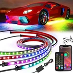 Nilight 4PCS Car Underglow Neon Accent Strip Lights 256 Leds Rgbic Multi Color. Fixed Price $52.99.