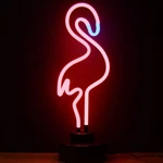 Pink Flamingo Neon Sculpture - Florida Yard Bird Glass Tubes Lamp Sign. Fixed Price $109.97.