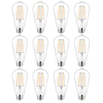 Partphoner Led Light Bulbs Dimmable Vintage Edison E26 60W. Fixed Price $57.91.