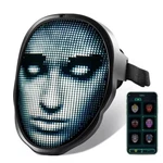 Led Mask W/ Bluetooth Programmable, Light Up For Masquerade Party Cosplay. Fixed Price $42.99.