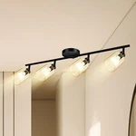 Boostarea Led Track Light,glass Lightshade Lighting KITS,4 Way .... Fixed Price $77.88.