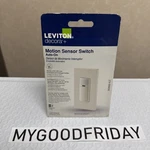 (1-PK) Leviton Single Pole Motion Sensor Light Switch DOS02-1LT Almond. Fixed Price $10.97.