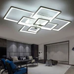 Modern Led Ceiling Light Dimmable Pendant Fixture Lamp Living Room Chandelier. Fixed Price $76.57.