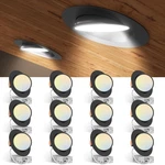 Amico 12 Pack 6 5CCT Gimbal Led Recessed Lighting, Inch, Black. Fixed Price $193.76.