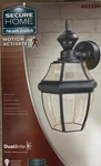 Heath Zenith 482286 Motion Activated Outdoor Wall Light Dualbrite Black New!. Fixed Price $49.99.