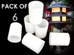 Replacement Frosted Plastic Lens 6 Pack For 3 Tier Metal Malibu Hampton Paradise. Fixed Price $45.95.