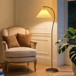 Modern Black Arc Led Floor Lamps, Bright 12W Three-color Dimming, 14 Inch Ple.... Fixed Price $72.27.