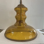 10.75" St. Croix Amber Seeded Glass Pendant - Jamie Young Co.. Fixed Price $80.00.