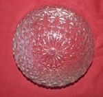 Boston Harbor Two Light Round Ceiling Fixture, 250 V, Gold & Geometric Crystal. Fixed Price $18.75.