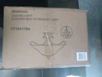 Vaxcel Lighting CF35417 Monrovia Semi-flush Indoor Bronze. Fixed Price $55.00.