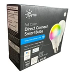 Ge Cync Full Color Smart Bulbs 2-PACK Wifi Led Light A19 No Hub Required New. Fixed Price $21.99.